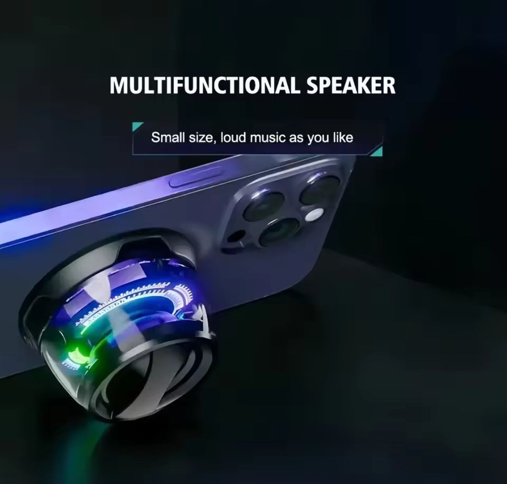 Altavoz Bluetooth 5.3 Mini altavoz portátil magnético Altavoz RGB multifuncional para PC Macbook XIAOMI HUAWEI iPhone