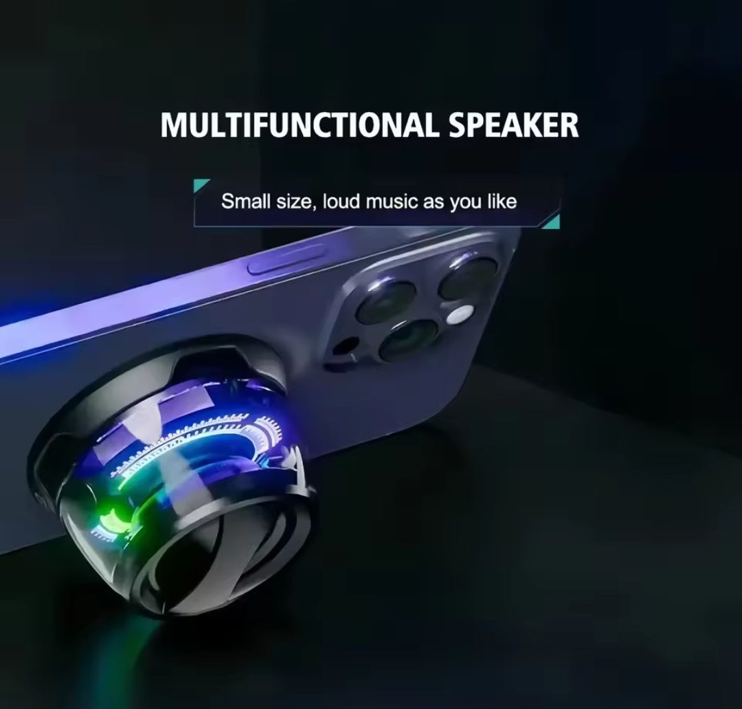 Altavoz Bluetooth 5.3 Mini altavoz portátil magnético Altavoz RGB multifuncional para PC Macbook XIAOMI HUAWEI iPhone